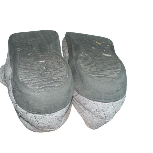 Vionic Jackie Slippers Size 8 Gray Flannel Orthotic House Shoes - Picture 7 of 9